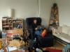 Peter in his apartment